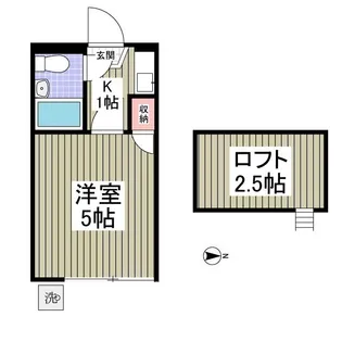 ライフピアマーキュリー【1階】の間取り