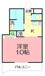 横浜元町ガーデン18【2階】の間取り