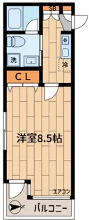 CENTRAL VILLA【1階】の間取り