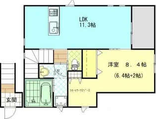 アルカサールV【2階】の間取り