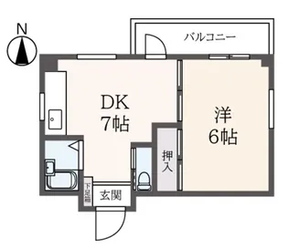 エメラルドハイム【4階】の間取り