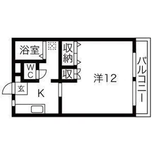 コーポたかしま【3階】の間取り