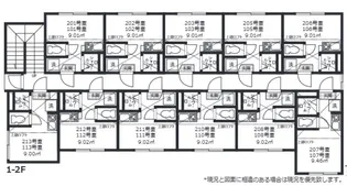 アミティエ東小岩【2階】の間取り