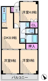 コーポラストマト【2階】の間取り