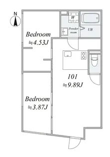 trias171【1階】の間取り