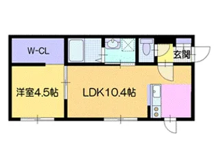 仮)クラージュYOICHIIII【1階】の間取り