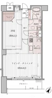 マストライフ馬車道【8階】の間取り