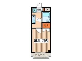 Hx府中武蔵野台【1階】の間取り