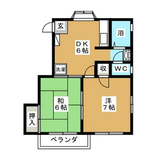 メゾンヒロタ【2階】の間取り