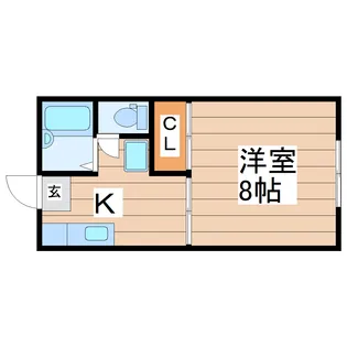ハウスタンポポ【1階】の間取り