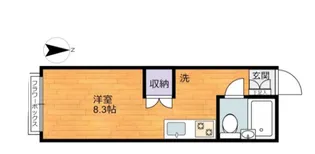 ハピネス【2階】の間取り