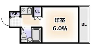 ネオコート天王寺【5階】の間取り