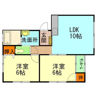 フルハウス(S)【1階】の間取り