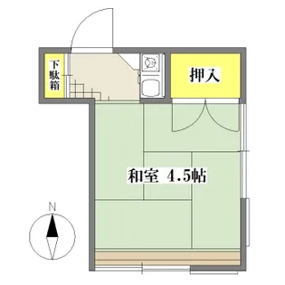 江崎アパート【2階】の間取り