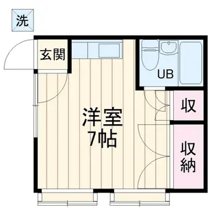 細川ハイツ【1階】の間取り
