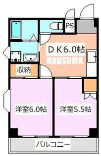 ファミール清水【2階】の間取り