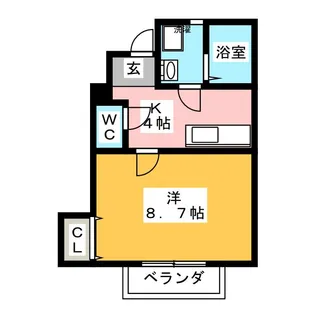 サウスコート【1階】の間取り