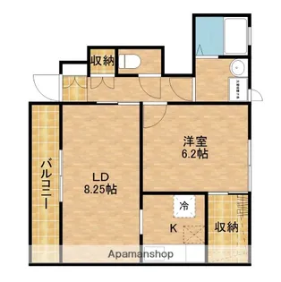 サンパレスジュン【1階】の間取り
