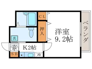 プロムナードつるはせ【2階】の間取り