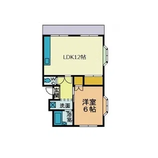 サンユーハイツ【1階】の間取り