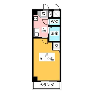 PLAGE HIMURO【2階】の間取り