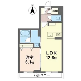 アブンダンテ ミズホ【2階】の間取り