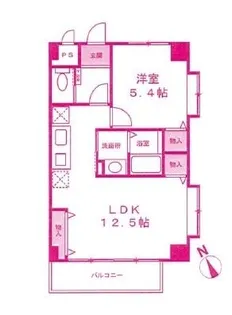 ベルデュール宮前平【3階】の間取り
