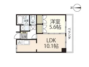 Verona中庄駅前(ベローナ)【3階】の間取り