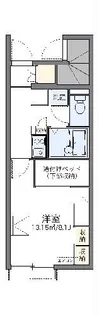 レオパレス豊田樹木【1階】の間取り