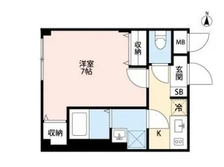 b’CASA東日暮里【1階】の間取り