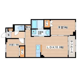 エムズハウス【1階】の間取り