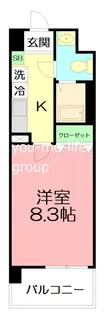 セレスティアル アスカ【1階】の間取り