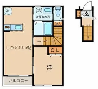 シャイロー江古田【2階】の間取り