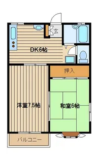 クレストハイム【1階】の間取り