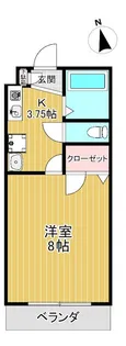 グローリアII【2階】の間取り
