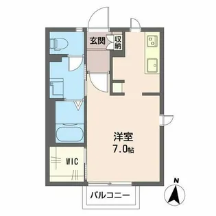 アクシス B【2階】の間取り