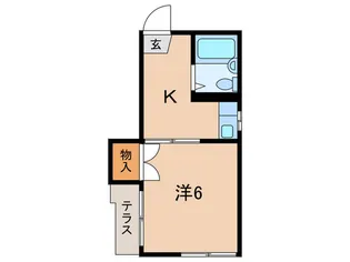 メゾン東【1階】の間取り