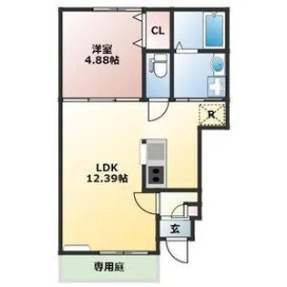 LINORE【1階】の間取り