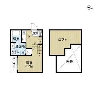 Studio竹下【1階】の間取り