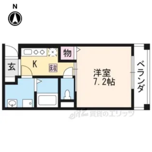 Y’s桃山【1階】の間取り