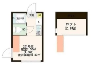マルシエール西早稲田【2階】の間取り