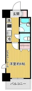 ハーモニーレジデンス山手大塚【6階】の間取り
