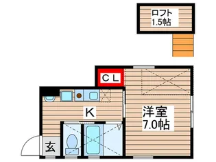 グランメール【1階】の間取り