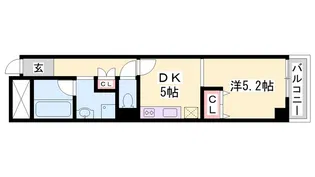 リゾティ城南【6階】の間取り