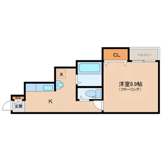 PLUS大町西公園【2階】の間取り