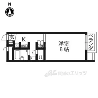 レオパレスクレスト【1階】の間取り