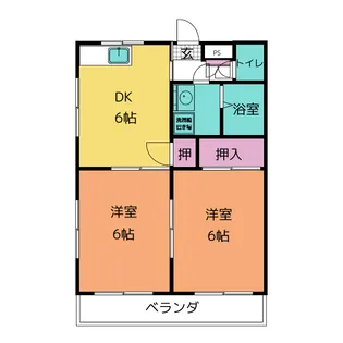 メゾン宮下【3階】の間取り