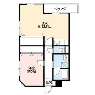 ミライ ハイム(2号館)【1階】の間取り