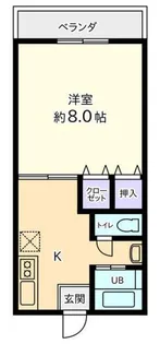 丸正ハイツ【2階】の間取り