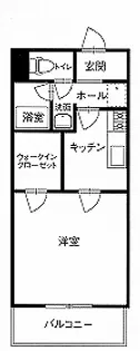 ノーススクエアDI【3階】の間取り